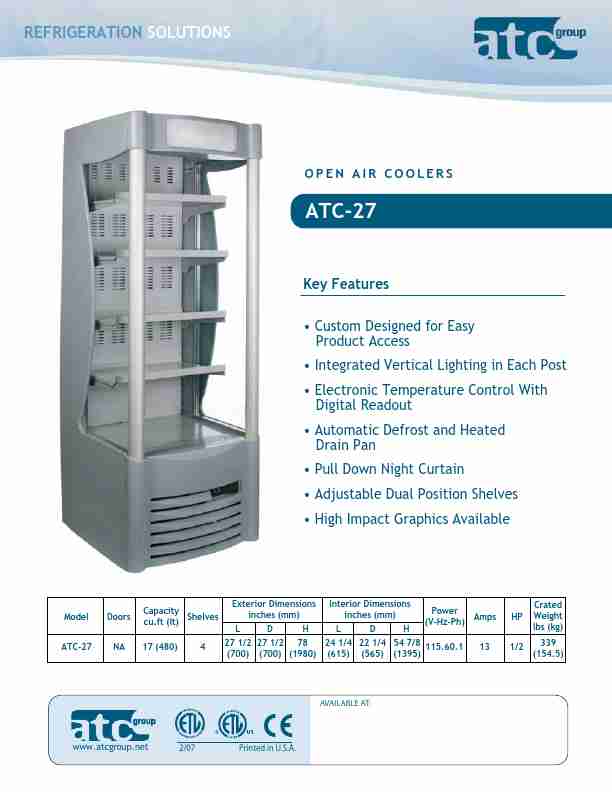 ATC Group Refrigerator ATC27-page_pdf